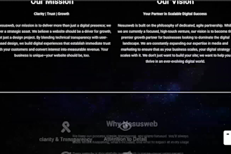 design and develop a website