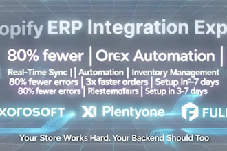 setup shopify erp odoo fulfil plentyone weclapp pickware xorosoft netsuite 4sell