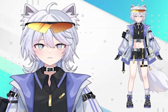 design live2d vtuber model, rigging, 2drig, character rigging, vtuber rigging