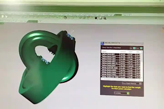 provide a modern 3d cad jewelry design and render it