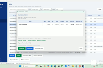 develop inventory ,billing , pos and customer management desktop software
