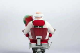 create magical 3d christmas animations, festive greeting videos for your brand