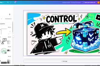 design high CTR roblox blox fruits youtube thumbnail