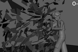 rig 3d character in maya or blender for unreal and animation