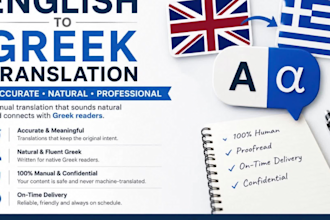 proofread and edit english  and greek texts professionally