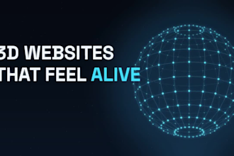 create an immersive 3d website with threejs and webgl