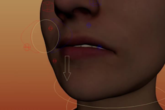 create 52 apple arkit blendshapes facial rigging for blender maya cc4 and un5