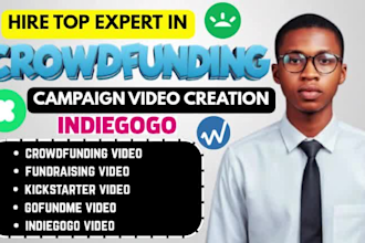 create cinematic crowdfunding or fundraising video for kickstarter indiegogo