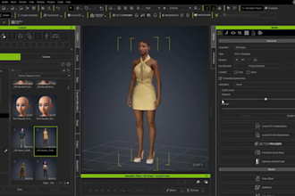3d vtuber avatar vroid 3d model face tracking vrm fbx export files for streaming
