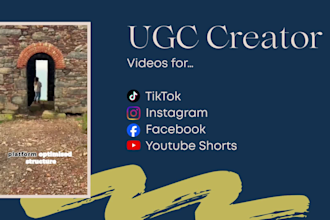create a UK based ugc product demo or how to video for your brand
