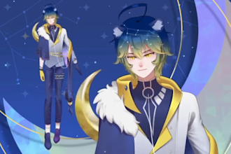 draw and rig live2d vtuber live2d vtuber rigging anime vtuber style live2d model