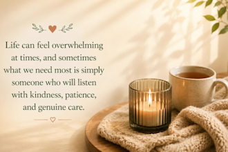 offer compassionate listening meaningful conversations genuine connection