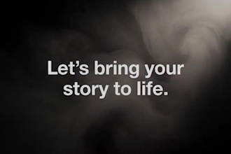 create a cinematic book trailer, book promo video and book promotional video