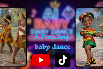 create ai baby sway dance video ai baby chef dancing ai funny baby dance reels