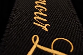 design professional woven labels and create mucad files for production