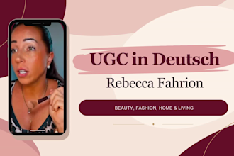 create authentic german ugc videos