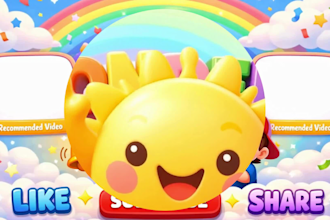 create 3d cartoon storytelling animation video, ai video for kids