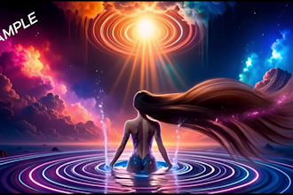 create an atmospheric 4k music visualizer with ai for trance djs
