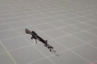 design low poly and high poly 3d guns weapons model for games and animation