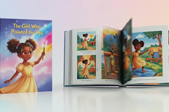 african american children bookcover kid picture illustration character design