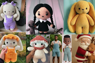 write amigurumi crochet pattern step by step pdf with video tutorials etsy shop