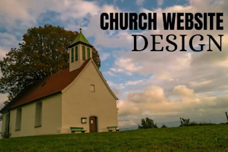 build church website, ministry, nonprofit, donation website