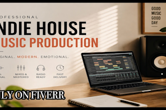 produce professional indie house music for your track