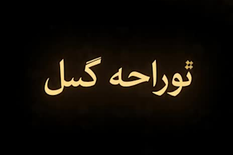 create golden audio visualizer video with urdu sufi quotes