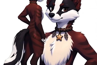 create a custom 3d furry, anime and cartoon vroid vtuber model for streaming