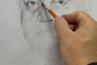 create a realistic pastel portrait from your photo with timelapse video