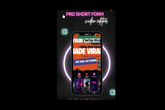 edit engaging short from videos for tiktok,reels and shorts