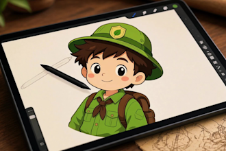 draw a custom cartoon character