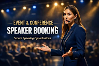 secure speaking opportunities at events and conferences