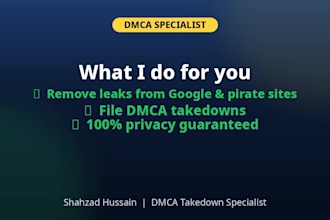 do dmca takedown to remove ebay amazon shopify listings