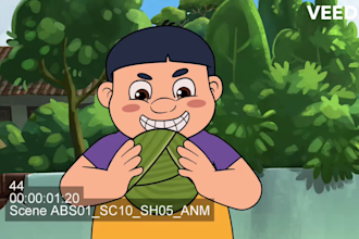 make epic 2d cartoon animation video of any style