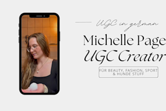 create authentic ugc videos in german