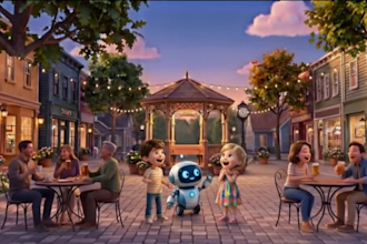 create lovely 3d pixar ai kids video