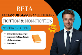 beta read fiction and nonfiction, romance story, thriller, paranormal, publish