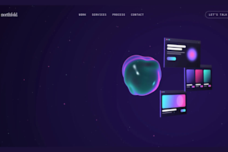 create a 3d animated website with gsap, spline or webflow