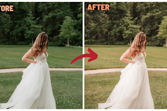 editing wedding photo in lightroom