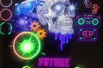 design unique y2k street wear and cyberbpunk t shirt design