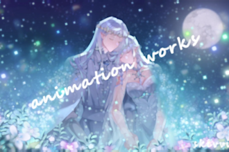 bring your 2d illustration to life with a seamless loop