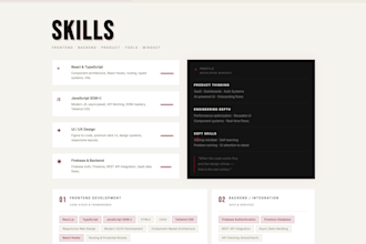 build a professional react js website with modern responsive UI UX