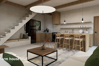 create VR walkthrough,renders,3d floor plans for real estate