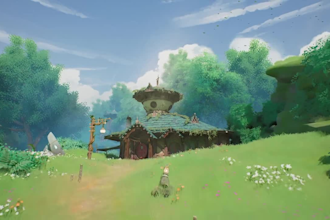 create 3d stylized environment fantasy game world landscape design unity props