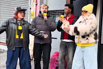 create USA or UK street interview ugc  video for finance app, game or product