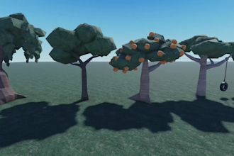 a pack of organic game assets