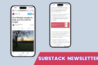 setup substack account newsletter design substack website manager substack post