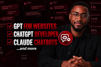 develop a custom gpt app chatgpt developer claude chatgpt ai chatbot specialist