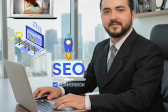create a complete business website with SEO and woocommerce